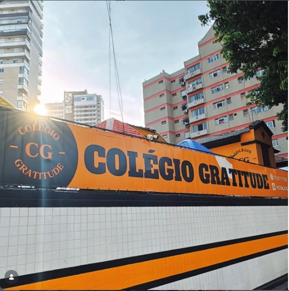 Fachada do Colégio CG Gratitude em Santos